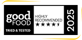 Good Food Tried and Tested 2025, Highly Recommended logo
