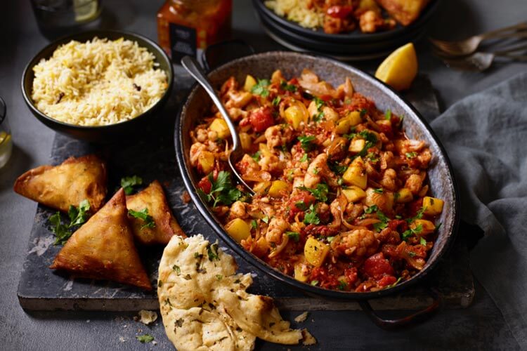 Speedy potato & cauliflower curry | M&S Food