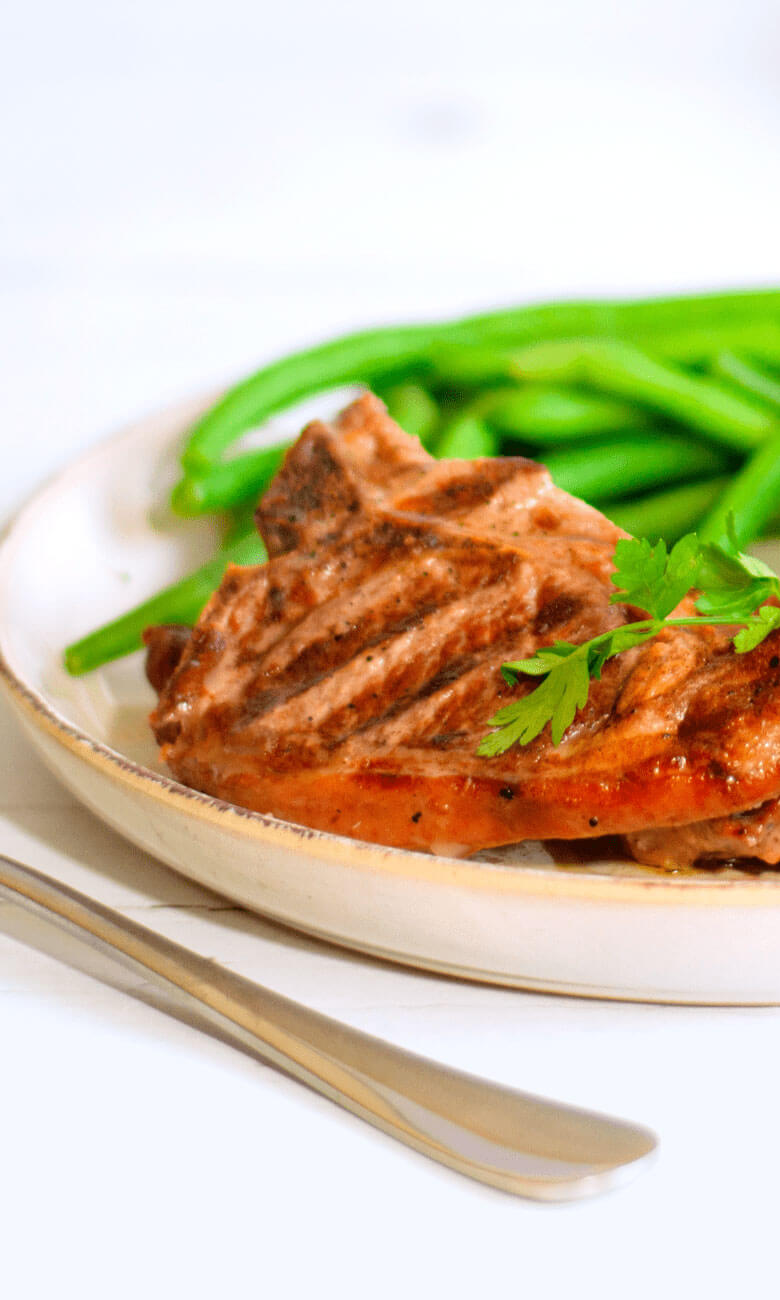 Fire up the flavour Ninja Woodfire Grilled lamb chops