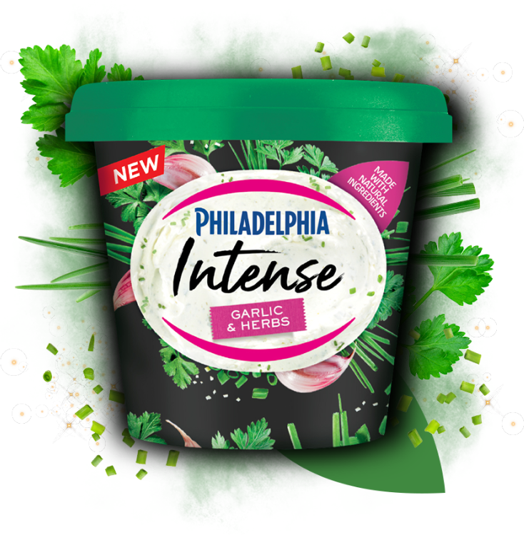 Philadelphia Intense Garlic & Herbs