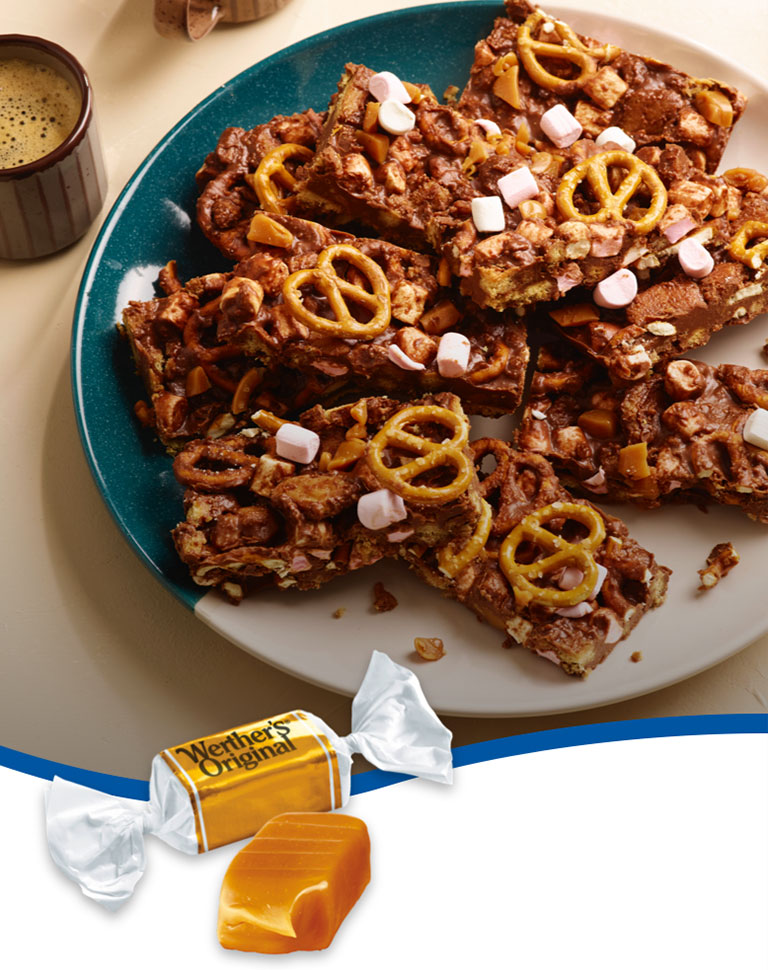 Toffee & pretzel rocky road | Werther’s Originals